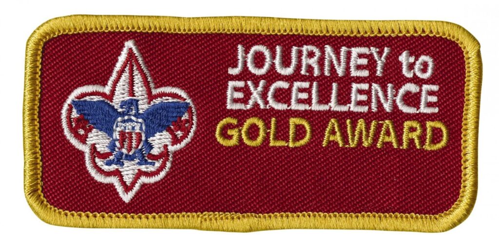 Journey to Excellence Gold Award Patch