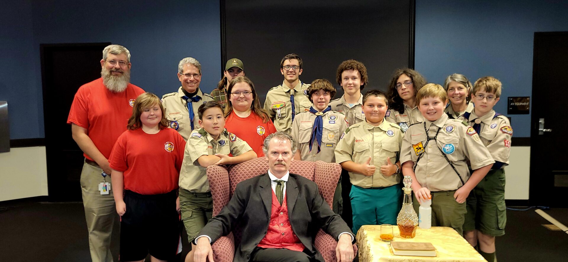Troop 103 and the Edgar Allan Poe Impersonator, Todd Loughry